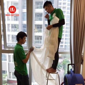 Dịch vụ giặt rèm cửa tại nhà